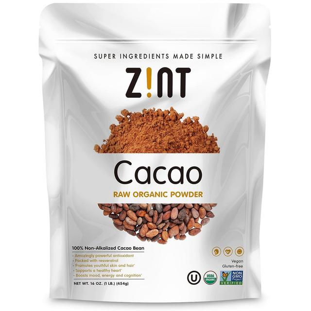 ZINT, cacao biologico crudo in polvere, 16 oz (454 g) on Productcaster.