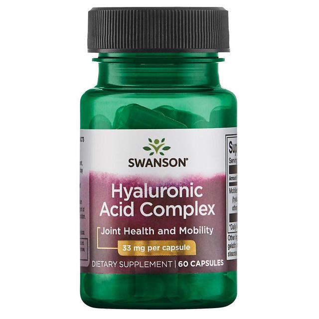 Swanson Hyaluronic Acid Complex 33mg 60 Capsules on Productcaster.