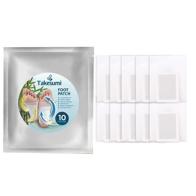 10pcs Body Detox Dehumidify Removed Home With Wormwood Improve Sleep Foot Patch on Productcaster.