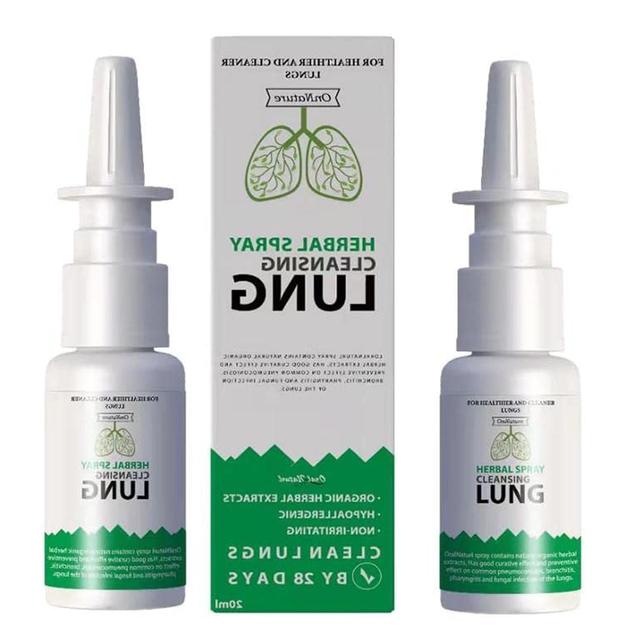 Herbal Detox Lungenreinigungsspray 20ml, reinigt und entgiftet schnell die Lunge und die Atemwege eines Rauchers von Viren 2pcs on Productcaster.