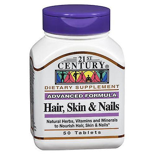 21st Century Hair - Skin and Nails, 50 Tabs (Pak van 6) on Productcaster.