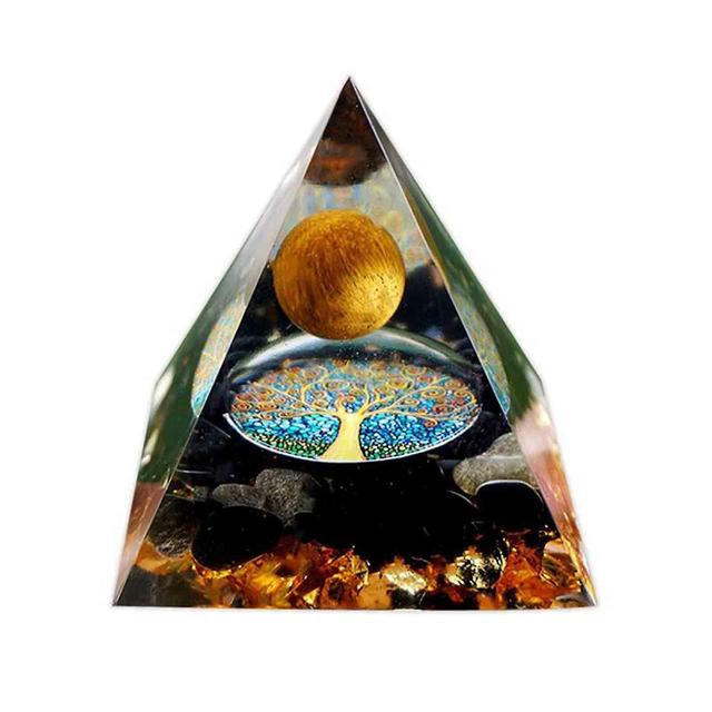 Pyramid - Healing Crystals for Success - Amplify Meditation with Orgonite Energy on Productcaster.