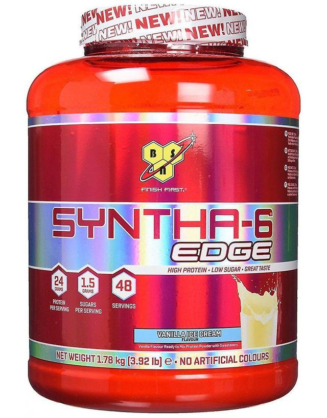 BSN Syntha 6 Edge Ultra Premium Muskelaufbau Whey Protein Matrix Mix - 1,78kg Erdbeer-Milchshake on Productcaster.