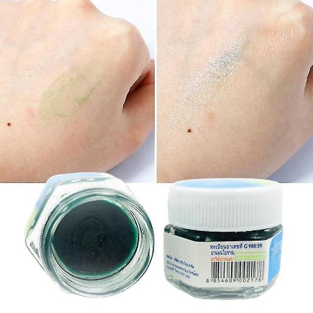 Thailand Grass Paste Wormwood Paste Universal Repellent Itch Relieving Wind Cooling Cream Anti-mosquito Oil Motion Sickness Rub Aches Cream 2PCS on Productcaster.