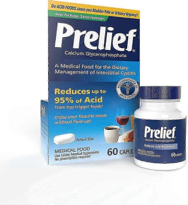 Prelief acid reducer dietary supplement, caplets, 60 ea on Productcaster.