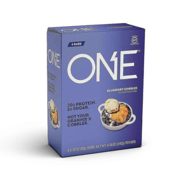 Onebar Uma barra de proteína, sapateiro de mirtilo, 4 ea on Productcaster.