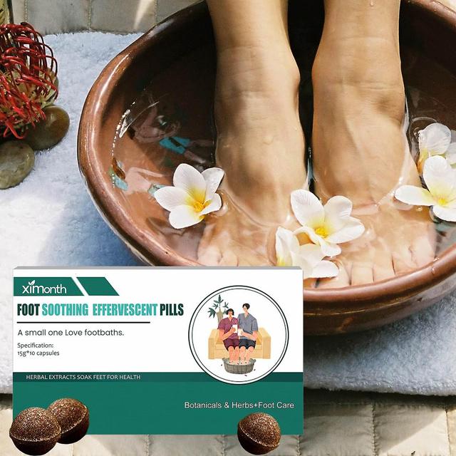 Flye Pilules effervescentes de médicaments pour les pieds, comprimés effervescents de bain de pieds aux huiles essentielles, comprimé effervescent ... on Productcaster.