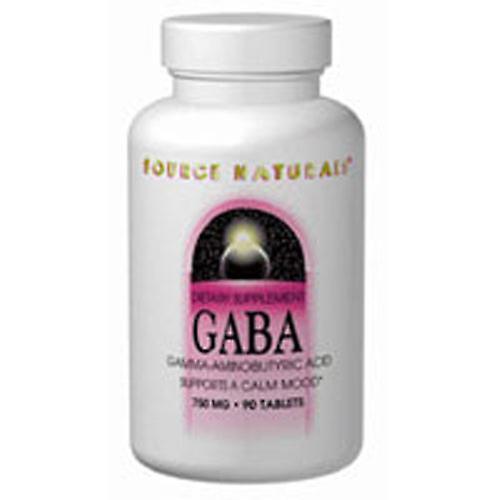 Source Naturals Gaba, 750 mg, 90 Tabs (Pack of 2) on Productcaster.