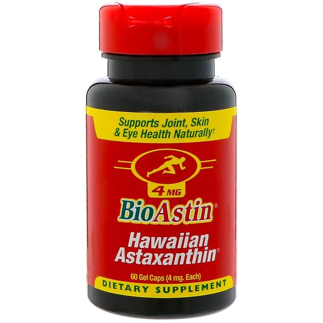 Nutrex Hawaii, BioAstin, Hawaiian Astaxanthin, 4 mg, 60 Gel Caps on Productcaster.