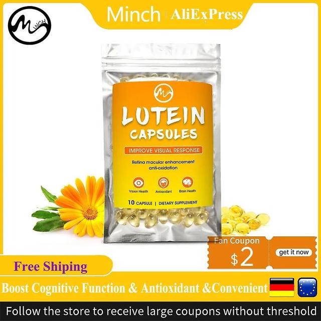 Luteina Zeaksantyna 20 mg Kapsułka żelowa do niebieskiego światła Chroni plamkę żółtą Opieka zdrowotna Opóźnienie wzroku Bez GMO Bezglutenowy dla d... on Productcaster.