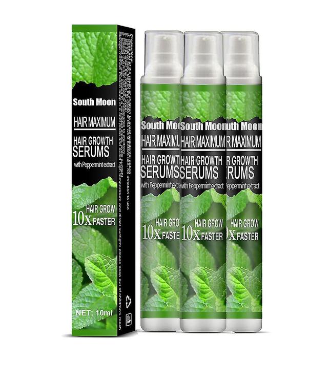 Woosien 10ml * 3pcs Hair Rebirth Herbal Spray, cabelo Renascimento Cabelo Crescimento Essence Spray, Spray Maximizador de Crescimento de Cabelo de ... on Productcaster.