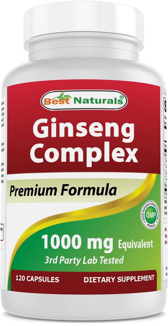 Best naturals ginseng complex 1000 mg 120 capsules on Productcaster.