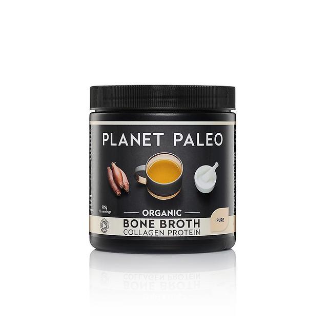 Planet paleo organic bone broth collagen protein pure 225g on Productcaster.