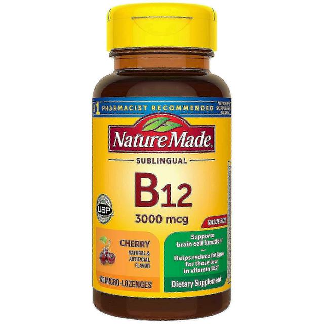 Nature made sublingual vitamin b12 3000 mcg micro-lozenges, 120 ea on Productcaster.