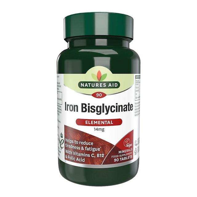 Natures Aid Iron Bisglycinate, 90 Tablets on Productcaster.