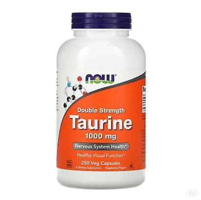 3stk Nu Fødevarer L-taurin 500mg 100 Veg kapsler. on Productcaster.