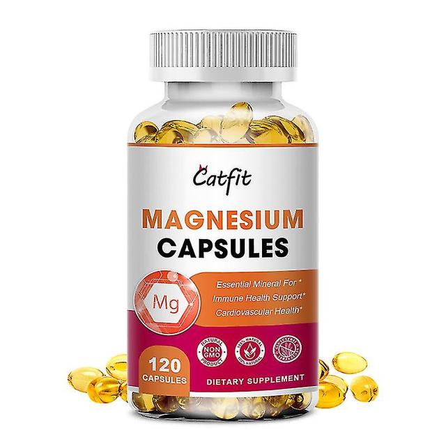 Guoguo Magnesium Glycinate Citrate Capsules For Gym Beauty Health Care Vitamins D B6 Diet Supplements For Women Free Shipping 120 pcs on Productcaster.