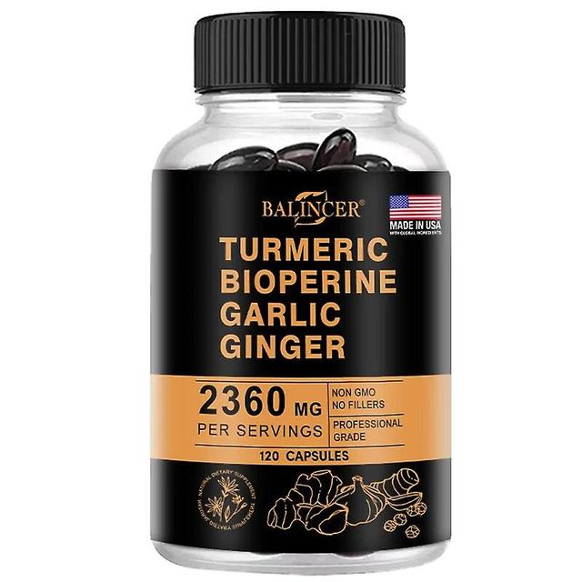 Vorallme Curcumin, Black Pepper For Maximum Absorption, Natural Premium Joint Mobility And Healthy Inflammation, Non-gmo, Gluten Free 120 count on Productcaster.