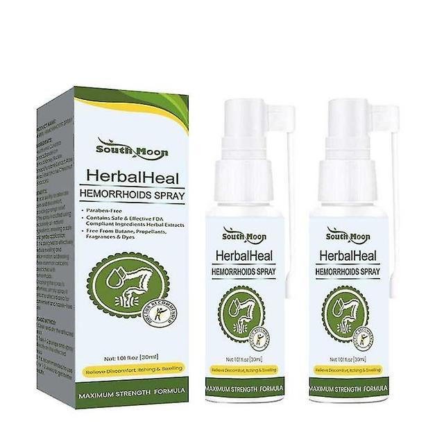 Gezondheidszorg Natuurlijke Kruiden Aambei Behandeling Interne Stapels Externe Anale Fissuur Anale Relief Spray Etherische Oliën 2st. on Productcaster.