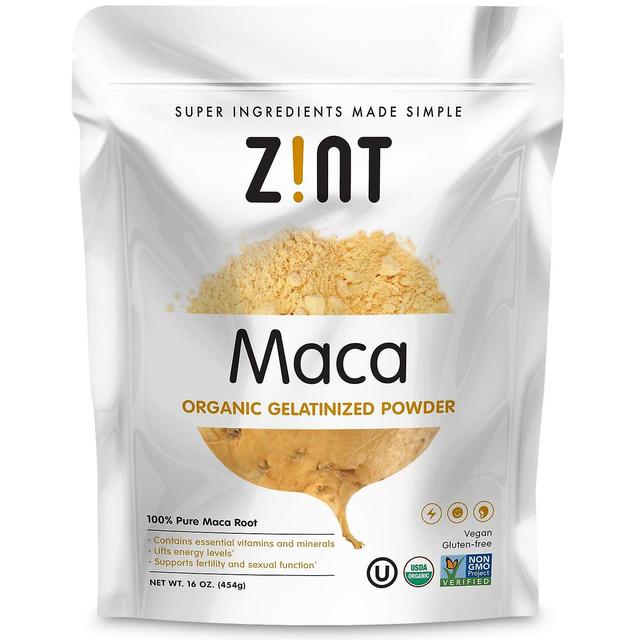 Zint, Maca, organiczny żelatynizowany proszek, 16 oz (454 g) on Productcaster.