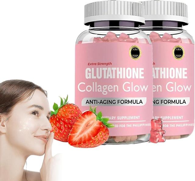 Hxetlv Glutathione Collagen Glow Gummies, 60 sztuk / butelkę Glutathione Collagen Gummies dla kobiet, Gummies Pielęgnacja skóry, Koreańskie żelki k... on Productcaster.