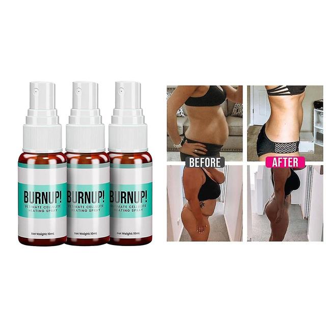 10ml Body Shaping Spray Pure Natural Herb Fat Burner For Men Women 3-in-pack on Productcaster.