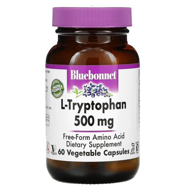 Bluebonnet Nutrition Bluebonnet Nutrizione, L-Tryptophan, 500 mg, 60 Capsule Vegetali on Productcaster.