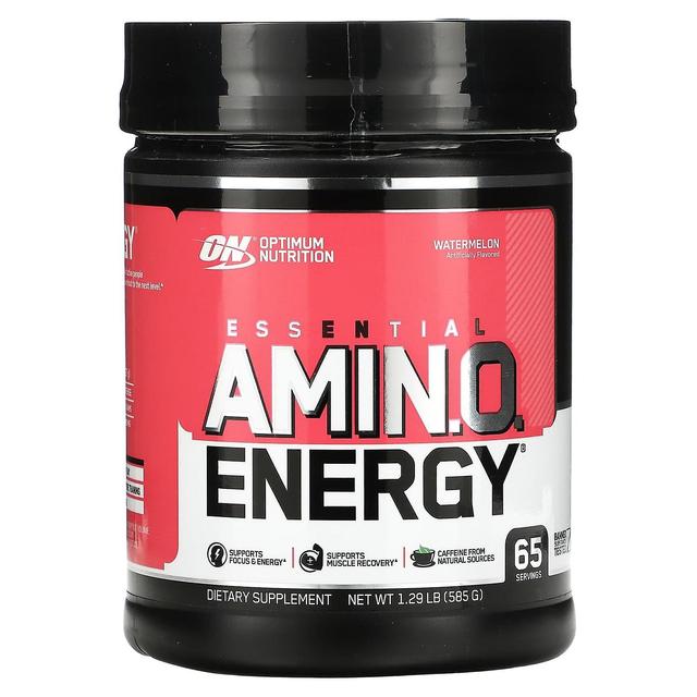 Optimum Nutrition, ESSENTIAL AMIN.O. ENERGY, Watermelon, 1.29 lb (585 g) on Productcaster.