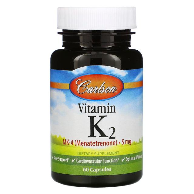 Carlson, Vitamin K2, 5 mg, 60 Capsules on Productcaster.