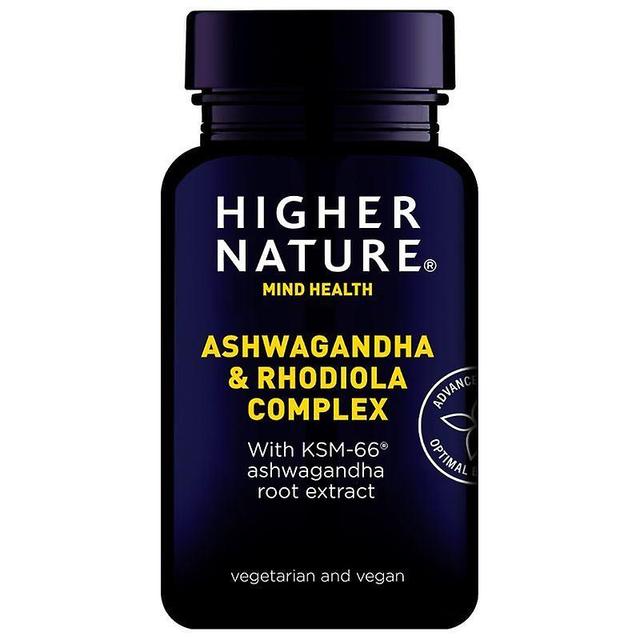 Higher Nature Tappi complessi di Noanna Superiore Ashwagandha & Rhodiola 30 on Productcaster.