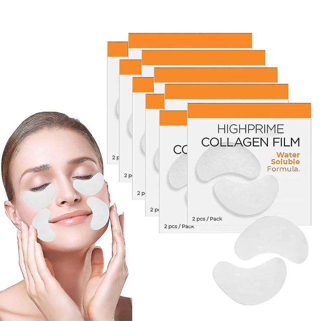 Korea Highprime Collagen Soluble Film, Highprime Collagen FilmAnti-aging Wygładza drobne linie i zmarszczki (2box-4szt) 10 boxes-20pcs on Productcaster.