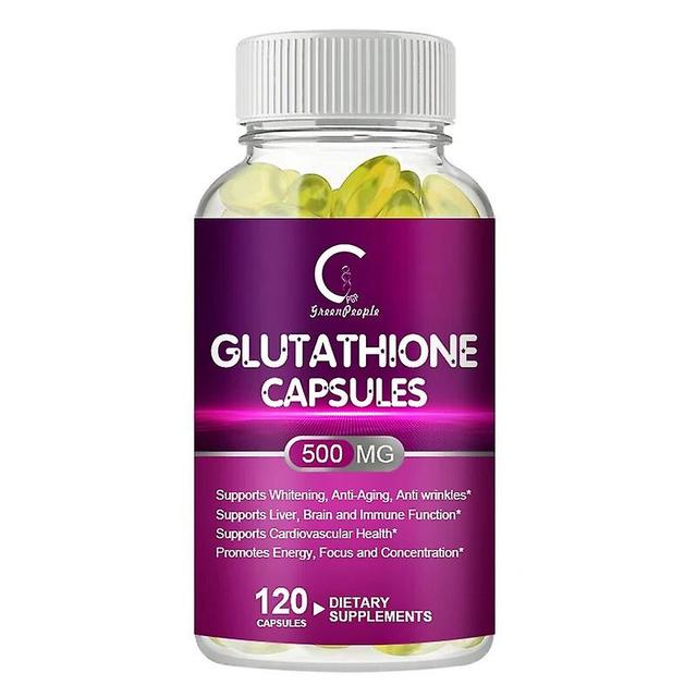 Hikig Organic Glutathione Capsule Antioxidant Boosting Immunity Dull Skin Whitening Food supplements 120pcs on Productcaster.