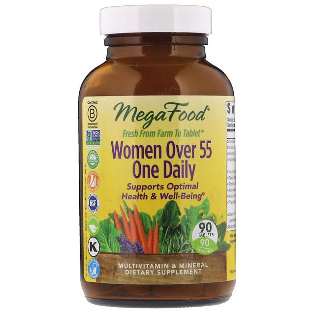 MegaFood, Mulheres com mais de 55 anos Um por dia, 90 comprimidos on Productcaster.