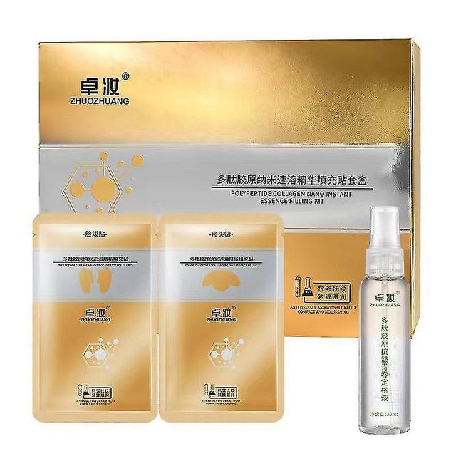 Tamanho livre ouro zhuozhuang taro spiro peptídeo cervo colágeno nano instant essence enchimento patch clearan on Productcaster.