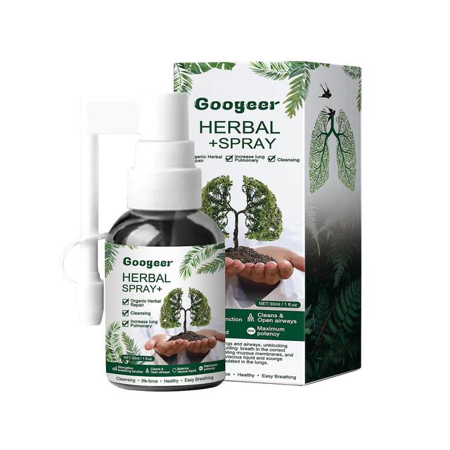 1-5pcs Herbal Lung Cleanse Mist-puissant Soutien pulmonaire, Essence de soins à base de plantes 3pcs on Productcaster.