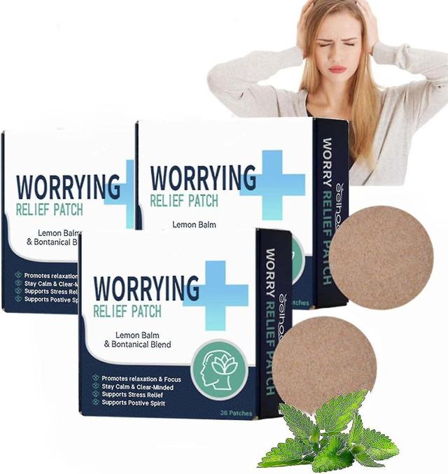 Patch de soulagement de l’anxiété, Patchs de soulagement du stress - Soulagement du stress, Soutien naturel de l’humeur, Patch d’énergie Patchs rel... on Productcaster.