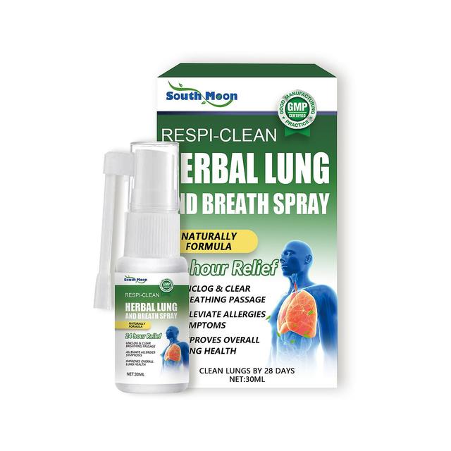 Polaoyi 3x Lung Cleanse Mist, Herbal Lung And Breath Spray Voor Longreiniging & Ademhalingsondersteuning on Productcaster.