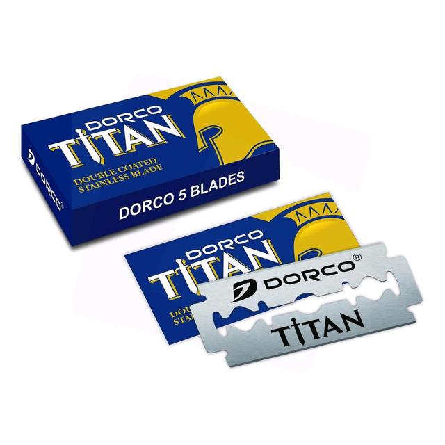 Sperimenta le prestazioni di rasatura superiori della lama a doppio taglio lea dorco titan on Productcaster.