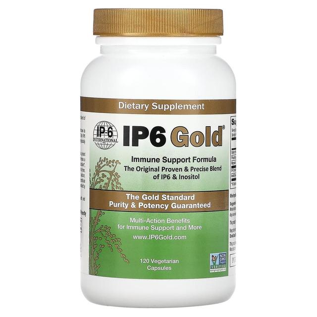 IP-6 International, IP6 Gold, Immune Support Formula, 120 Vegetarian Capsules on Productcaster.