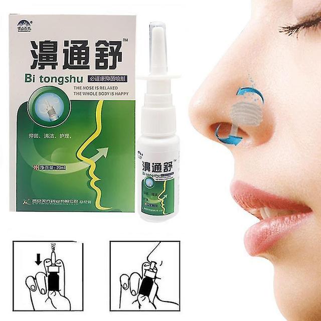 Ederfun Factory Wholesale 3-20pcs 20ml 100% Pure Herb Nasal Spray Treatment Traditional Medical Nose Care Chronic Rhinitis Sinusitis on Productcaster.