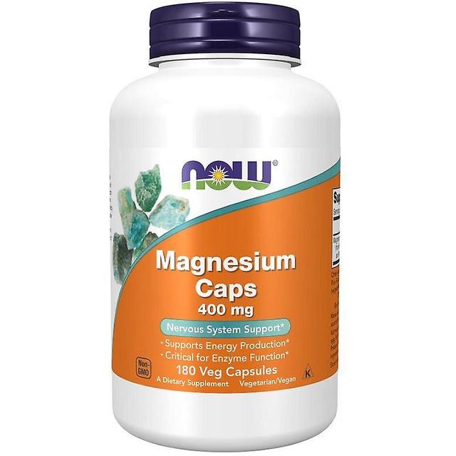 NOW Foods Magnesium 400mg Capsules 180 on Productcaster.