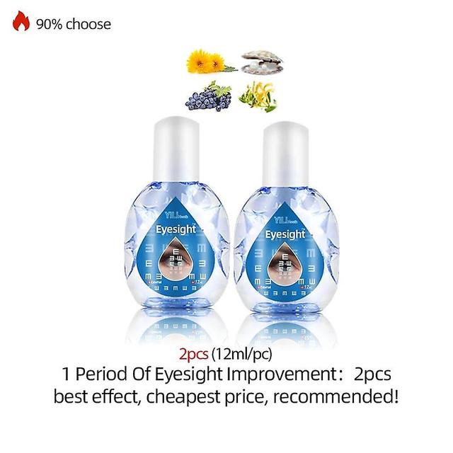 Tib Eyesight Improvement Medicine Improve Eyesight Improve Eye Eyes Dry Eyes Medical Liquid Blurred Vision Treatment Colírio 12ml 2pc on Productcaster.