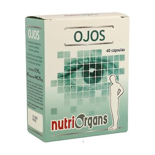 Nutriorgans Eyes 40 capsules on Productcaster.