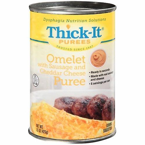 Kent Precision Foods Thick-It Puree Purees 15 oz. Container Can Sausage / Cheese Omelet Flavor Ready to Use Puree Consis, 15 Oz (Pack of 4) on Productcaster.