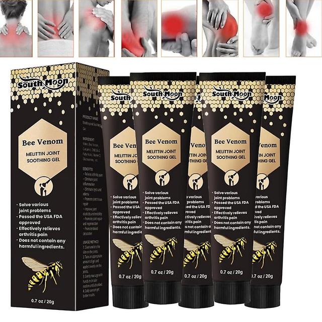 1-5Pack New Zealand Bee Venom Professional Treatment GelJoint and bone treatment cream, Reduce inflammation from arthritis, relieve pain and reduce fr on Productcaster.