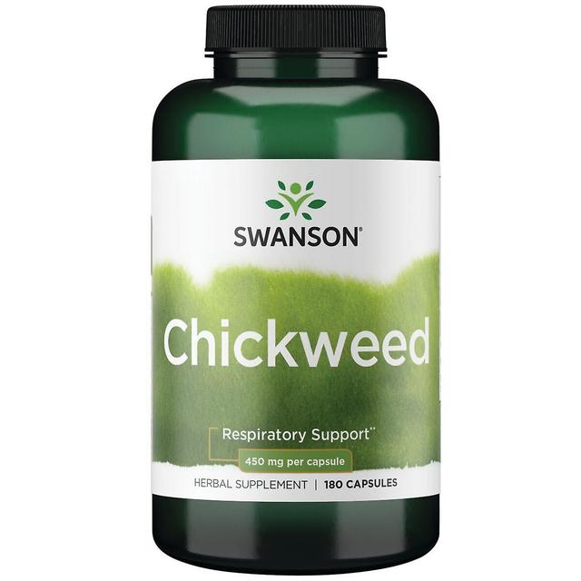 Swanson Chickweed 450mg 180 Capsules on Productcaster.