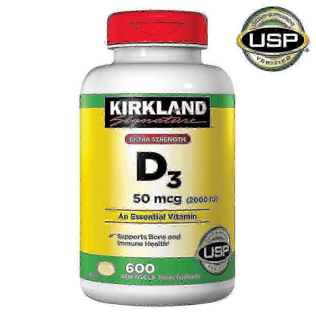 Kirkland Signature Kirkland signatur ekstra styrke d3 softgels, 600 ea on Productcaster.