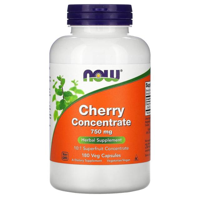 NOW Foods, Cherry Concentrate, 750 mg, 180 Veg Capsules on Productcaster.