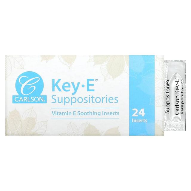 Carlson, Key-E Suppositories, 24 Inserts on Productcaster.