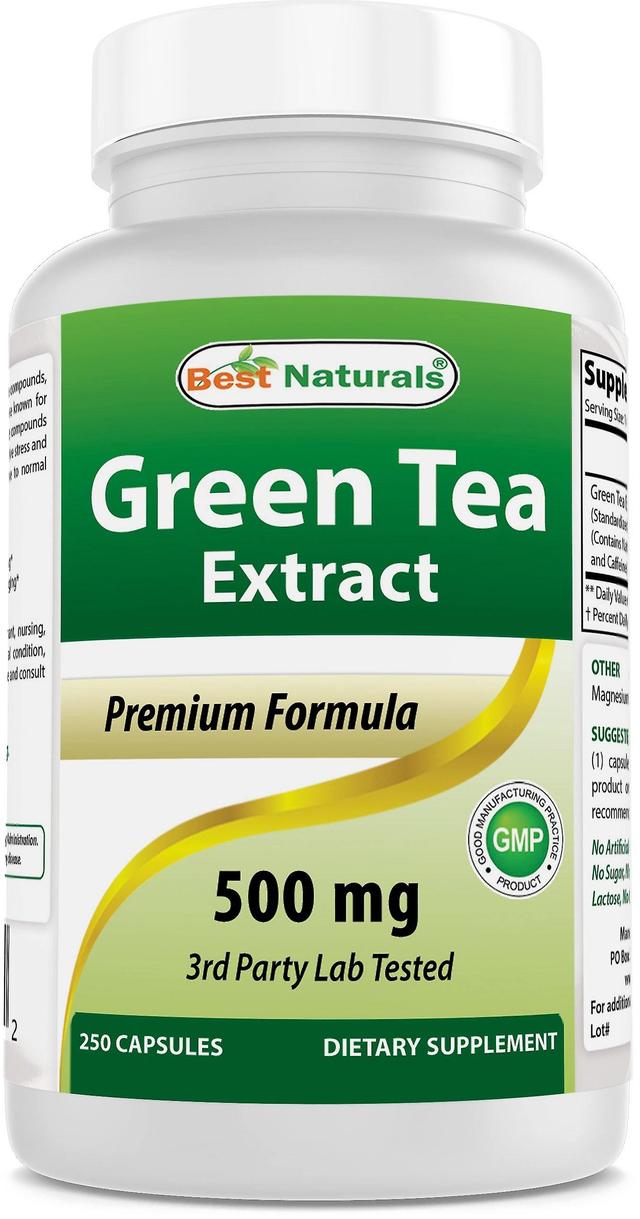 Best naturals green tea extract 500 mg 250 capsules on Productcaster.